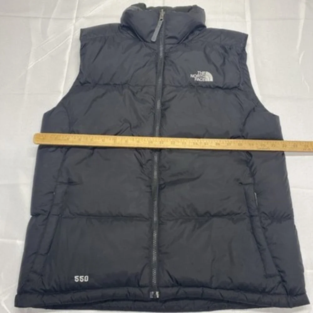 The North Face 550 Down Fill Puffer Vest - Black Men's Size Medium